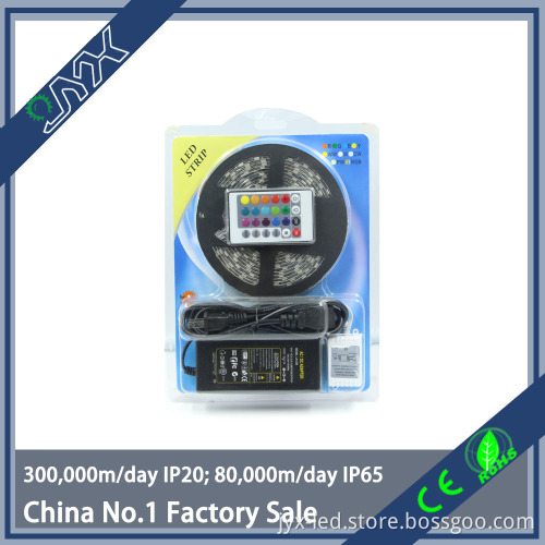 5050 RGBW waterproof 60leds/m 5m per roll led strip kit with remote controller and driver